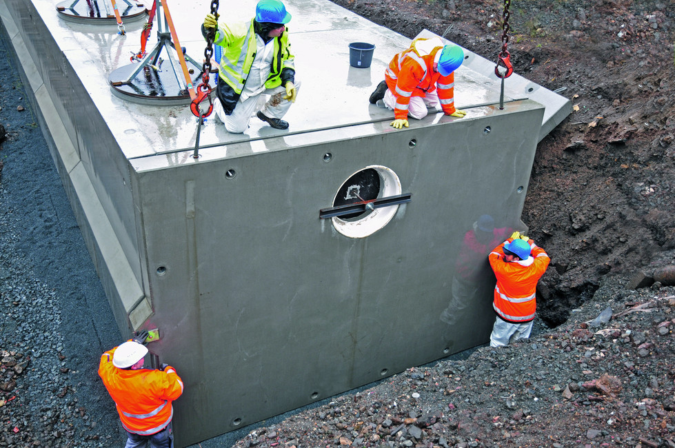 Havariesystem Einbau Grube