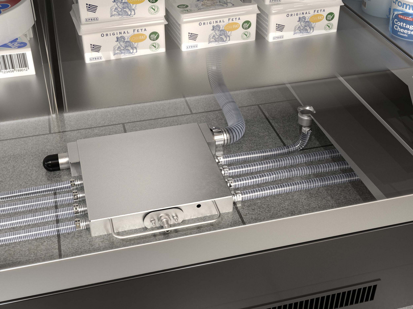 Sammeltank-unter-kühlmöbel